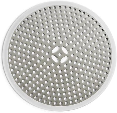 Dailygoods- Sifon roestvrij staal - Afvoerzeef met haarfilter - Afvoerstop voor badkamer - Gootsteen - Douche - Diameter 11,8 cm
