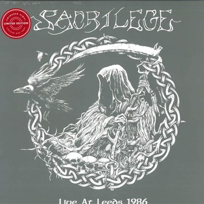 LP Plaat SACRILEGE - Live At Leeds 1986 BOBV914LPLTD Back On Black 2021 VK Rock white