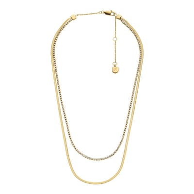 FOSSIL ELLIS Dames Collier - Goudkleurig