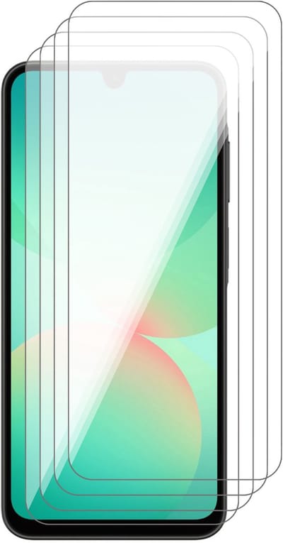 Screenprotector geschikt voor Samsung Galaxy A17 5G / A26 / A16 - 4x Glas Screen Protector