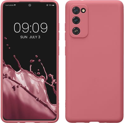 kwmobile telefoonhoesje geschikt voor Samsung Galaxy S20 FE - Hoesje voor smartphone - Precisie camera uitsnede - In donkerroze