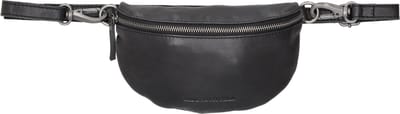 Hide & Stitches Paint Rock Heuptas - 100% Leder - Fanny Pack - Leren Dames Tas - Zwart