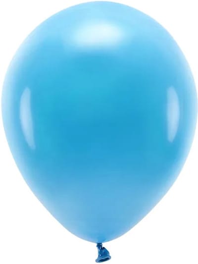Partydeco - 100 Eco Ballonnen pastel turqouise - 30 cm