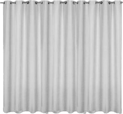 Gordijn, ondoorzichtig, verduisterend, kou en warmte afstotend, gordijn 300 cm x 245 cm, of 245 cm x 140 cm, ringgordijn, plooiband, universele band, decoratierand 3 meter