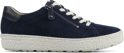 Hartjes Vrouwen Leren Lage sneakers / Damesschoenen 140162 - Blauw combi - Maat 36.5