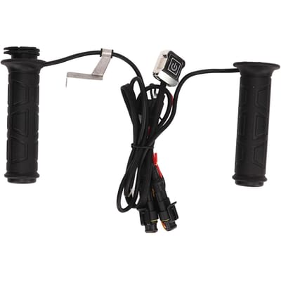 1 Paar Stuur Verwarmde Handvatten 3 Niveaus Temperatuurregeling Elektrische Motorfiets Verwarmde Handgrepen met black