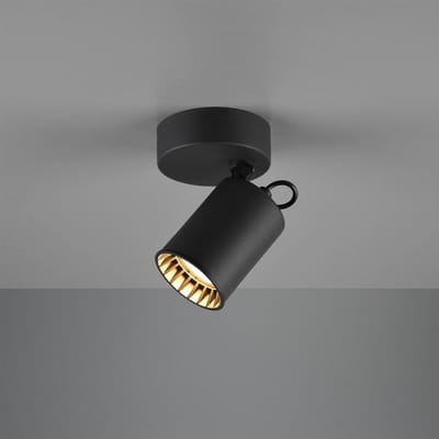 TRIO PAGO - Spot - Mat zwart - GU10 - Binnenverlichting