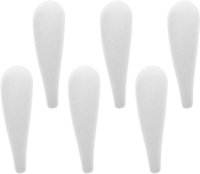 Schouderbeschermers voor Hangers - Hanger Kussens Antislip - Kleding Beschermen - Fluwelen Antislip Grip - 15 x 4.5 cm - Wit