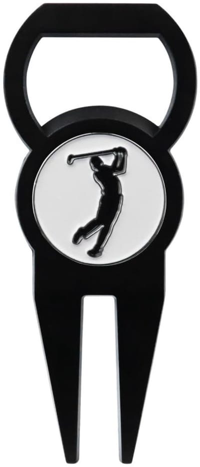 Dailygoods- Divot Reparatie Tool - Golf Accessoire - Flesopener Functie - Ergonomisch Ontwerp - Roestvrij Staal - Lichtgewicht en Duurzaam - Golf Gereedschap