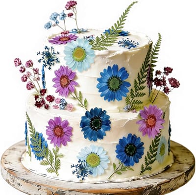 Wild Flowers Wildflower Decoration Baby in Bloom Baby Party Cake Toppers for Women Birthday Bridal Shower Decoration - ShopVlot