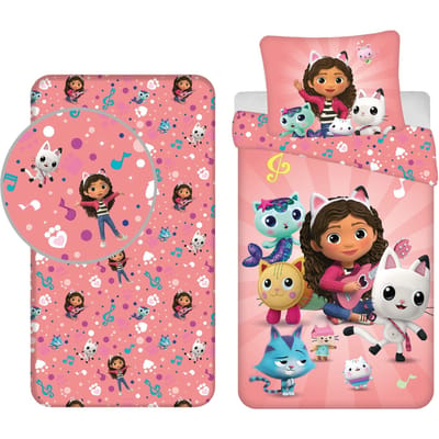 Gabby's Dollhouse Dekbedset - Dekbedovertrek - Hoeslaken - Kussensloop