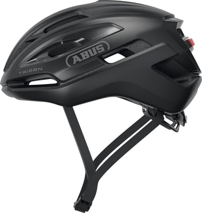 Fietshelm ABUS TAIPAN LED velvet black S - 51-55 cm - zwart - Geschikt voor gebruik op gravel bikes - 275 g