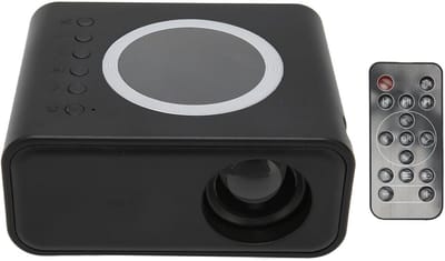 KZQ Mini Projector - Draagbaar Full Hd 1080p Led Projector Met Wifi - Geschikt Voor Telefoon En Computer - Ideaal Voor Thuis Slaapkamer Tuin Binnen Buiten Kamperen En Voetbal Kijken - Zwart