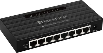 Managed Gigabit Netwerk Switch - 8 Poorten Gigabit Ethernet (10/100/1000)