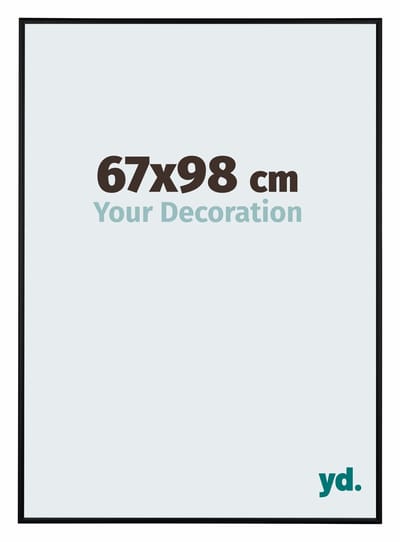 Your Decoration - Puzzellijst 67x98 cm - Zwart Mat - Puzzellijst 1500-2000 stukjes - Aluminium Fotolijst - Kent