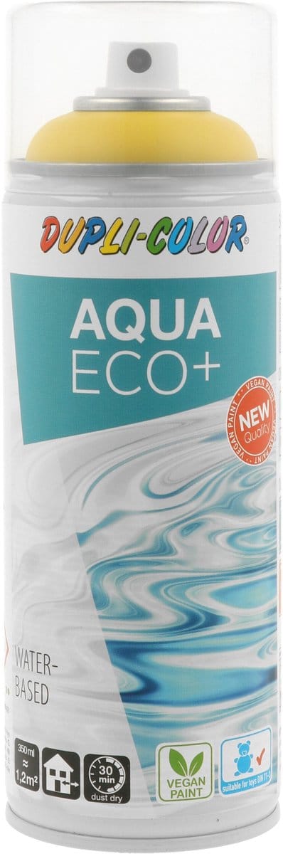 DupliColor Aqua Eco+ RAL1021 Koolzaadgeel Mat Spuitbus 350ml
