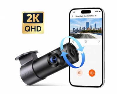 Sello! Dashcam voor in auto – 2K QHP-resolutie – 143° groothoeklens – superieur bij weinig licht – exclusief geheugenkaart