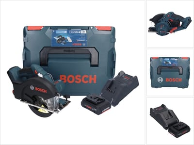 Bosch GKM 18V-50 Professional accu-metaalhandcirkelzaag 18 V 136 mm borstelloos + 1x ProCORE-accu 4,0 Ah + oplader + L-Boxx