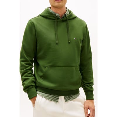 Tommy Hilfiger Essential Terry Hood Mountain Pine Taglia: M | Felpe con cappuccio Outlet | Uomo