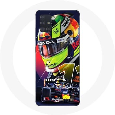 Samsung Galaxy A51 hoesje Formule 1 Sergio Pérez F1-coureur