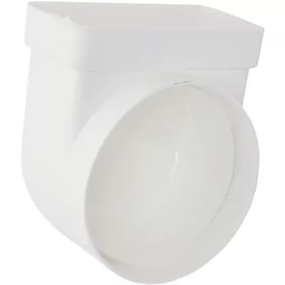 Sencys Vlakkanaal 110x55mm Verloop Knie Ø100mm Kunststof