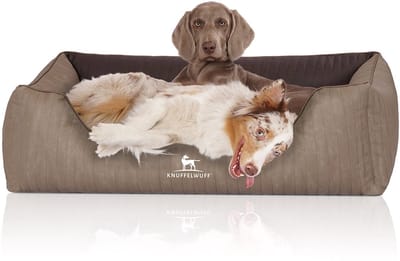 Knuffelwuff Orthopedisch hondenbed Outlander van laser-gewatteerd kunstleer XL 105 x 75cm