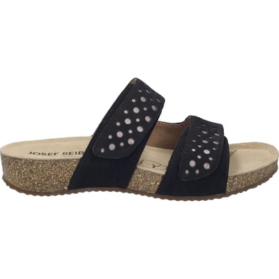 Josef Seibel - TONGA 86 - Dames slippers - Kleur: Zwart - Maat: 40