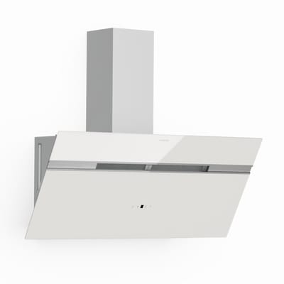 Klarstein Afzuigkap Alina 90cm Keukenafzuigkap, 689 m³/h Luchtstroom, A++ Energie-efficiëntie, LED-verlichting, Stil 52 dB, touchbediening, Afvoer & Recirculatie, Wit - 120 cm - voor Keuken - Energiezuinig - Dampkap - Wasemkap