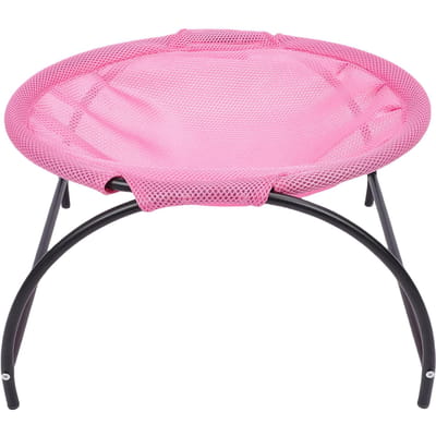 Verhoogd Kattenhangmatbed Ademend Mesh Afneembaar Wasbaar Stabiele Constructie Huisdier Verhoogd Schommelbed voor Binnen Katje Roseate