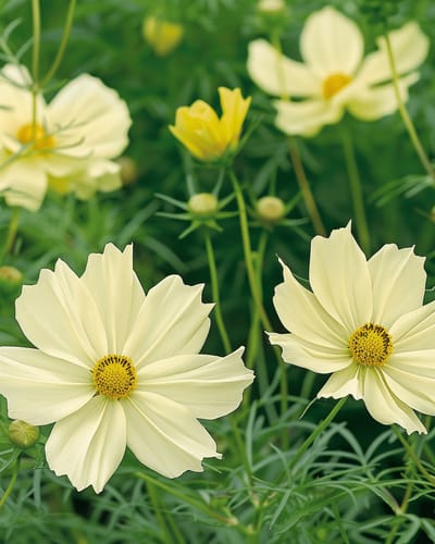 2 sets - Cosmea Zaden Xanthos Cosmos Bipinnatus Eenjarig Citroengeel