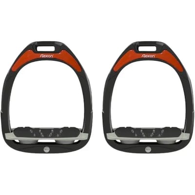 Ultra Grip Ingebouwde Helling Beugels Antraciet/Wit/Oranje Flex-On Green Composite
