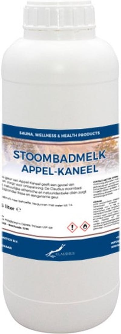 Stoombadmelk Appel-Kaneel 1 liter