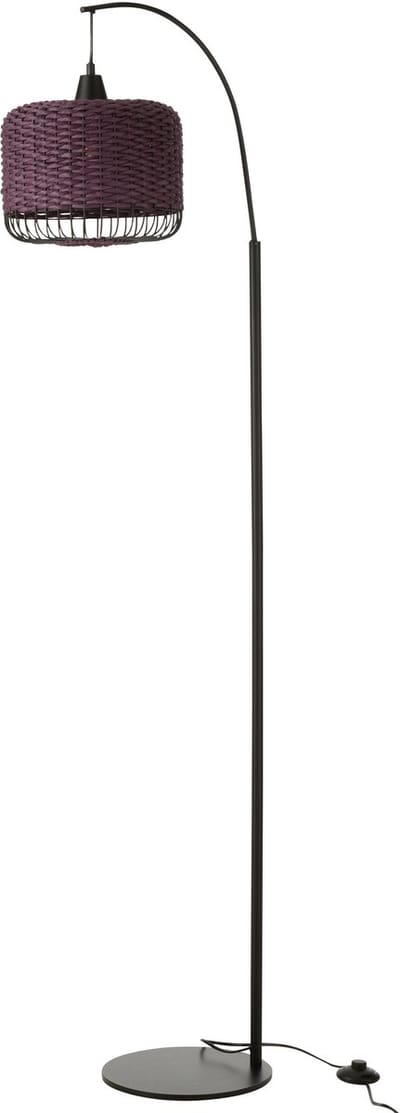 J-Line vloerlamp Lantaarn - metaal - paars