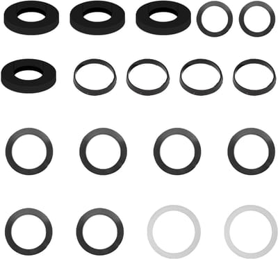 Afvoerafdichting voor Plastic Sifon, 1 1/2 Inch x 40/50mm, Sifon Seal, Keukenafvoer, Waterdichte Afdichting