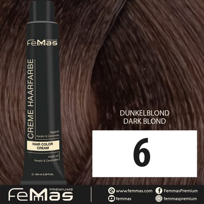Femmas (6) - Haarverf - Donkerblond 100ml