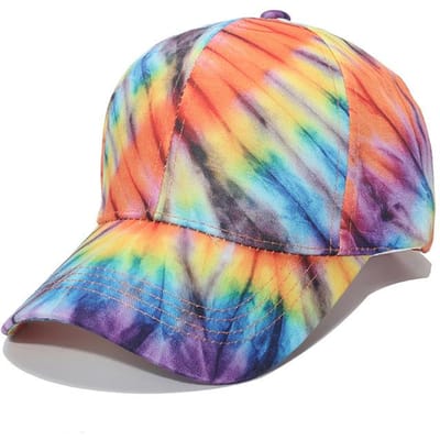 Nieuwe Mode Heren- en Dames Tie-Dye Petten Meerkleurige Onregelmatige Bedrukking Baseballpet Buiten Straat Vrije Tijd Zon Hoeden Casquette 56-60cm