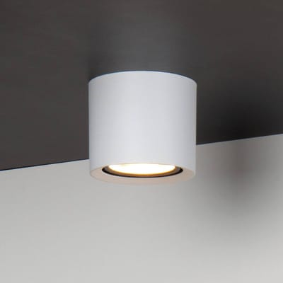 Lucide FEDLER - Plafondspot (Plafondlamp) - Ø 12 cm - LED Dim to warm - GU10 (ES111) - 1x12W 2200K/3000K - Wit