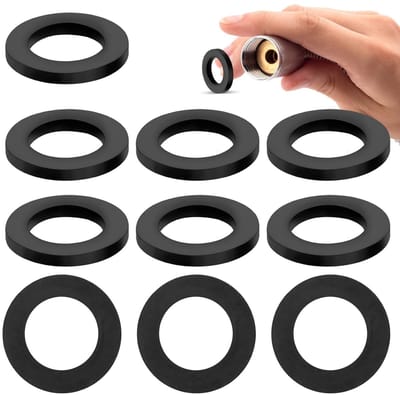 25 Stuks Douche Slang Ringen - Rubber Wasringen voor Douchekop en Slangverbinding - 19mm Seals voor Waterdichte Aansluitingen en Verhoogde Duurzaamheid