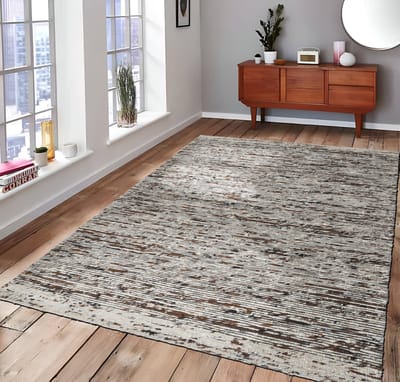 Dutch Lifestyle Flawless Grijs/bruin - Wol - Vloerkleed - Grijs/bruin