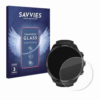 Savvies - Glas Screenprotector voor Suunto Spartan Sport / Ultra - Gehard Beschermglas 9H 3 Stuks