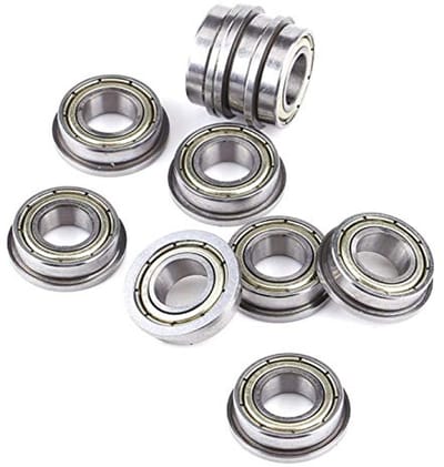 Kogellagers - Miniatuur Lagers - Mechanische Apparatuur - Dubbel Afgeschermd - 8 Mm Binnenmaat - Zilver