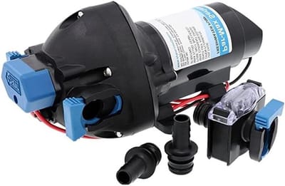 Waterpomp - Dompelpomp Lenspomp - Boot Bilge Leegpompen - Zelfaanzuigend tot 3m - 11 L/min 25 psi - Zwart