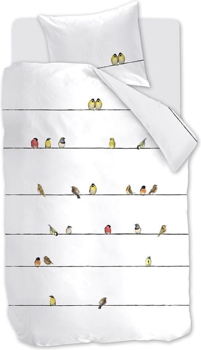 Marjolein Bastin Tweet Dekbedovertrek - Eenpersoons - 140x200/220 cm - Multi
