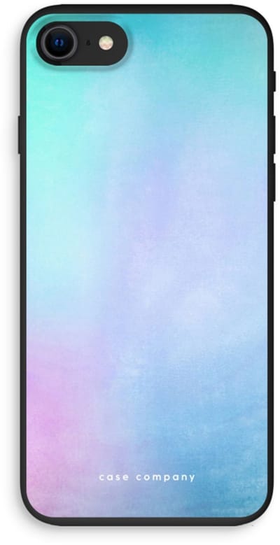 Case Company® - Hoesje geschikt voor iPhone SE 2020 hoesje - Mist pastel - Biologisch Afbreekbaar Telefoonhoesje - Bescherming alle Kanten en Schermrand