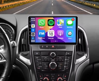 Autoradio 4/64GB met Carplay en Android Auto | Geschikt voor Opel Astra J 2009-2016 | radio scherm met navigatie | 2009 2010 2011 2012 2013 2014 2015 2016 | Vauxhall Buick Verano gtc opc