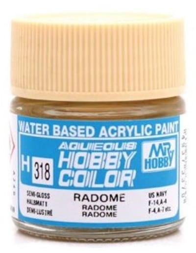 Gunze H-318 - Radome Tan Sg - Mr. Hobby Aqueous Modelbouwverf 10ml