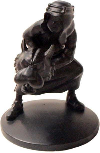 Verzamelfiguur Kuifje Abdallah Moulinsart Zwart Monochroom (42167) 9 cm