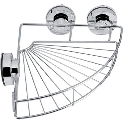 Étagère d'angle de douche en acier inoxydable avec ventouse à vide Cuisine Salle de bain