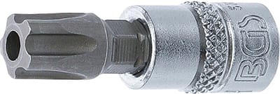 BGS Dopsleutelbit - 1/4 - TS-profiel (voor Torx-plus) met boring TS50