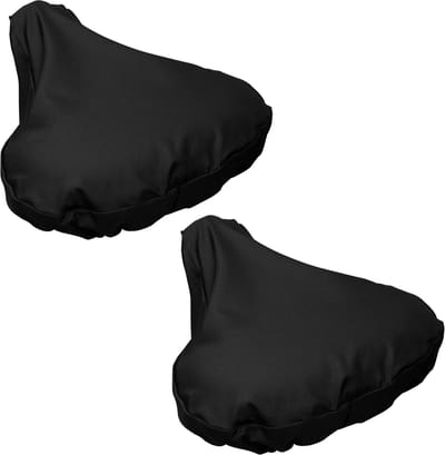 longziming - Waterdichte Fietszadelhoes - Set van 2 - Elastische Zadelbeschermhoes - Regenbestendige Fietszadel Bescherming - Geschikt voor Racefiets, Mountainbike & Stadsfiets